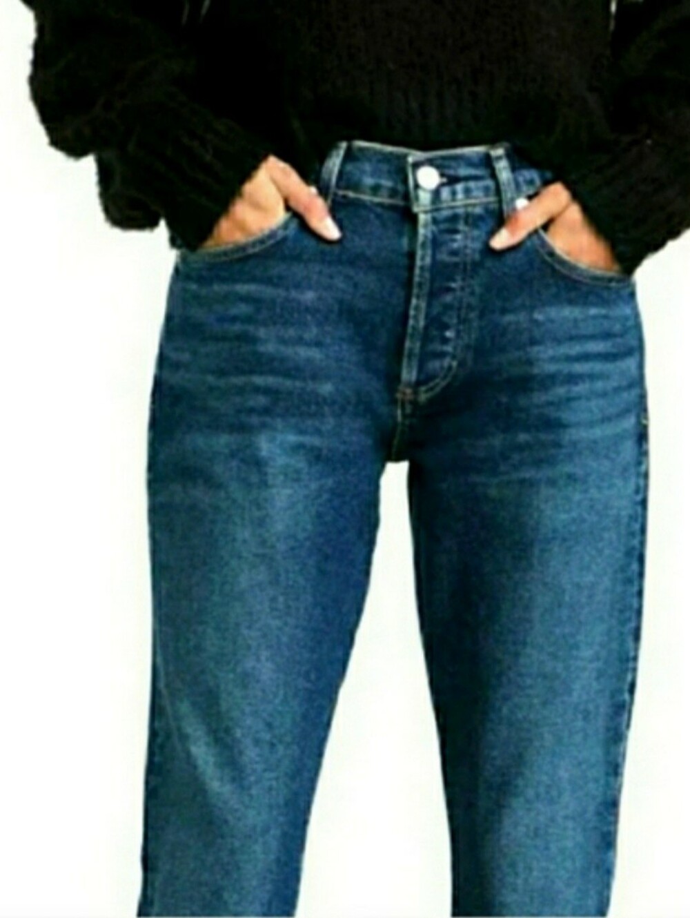 Citizens Of Humanity Sid Jeans HighRise Crop Ankle Jeans